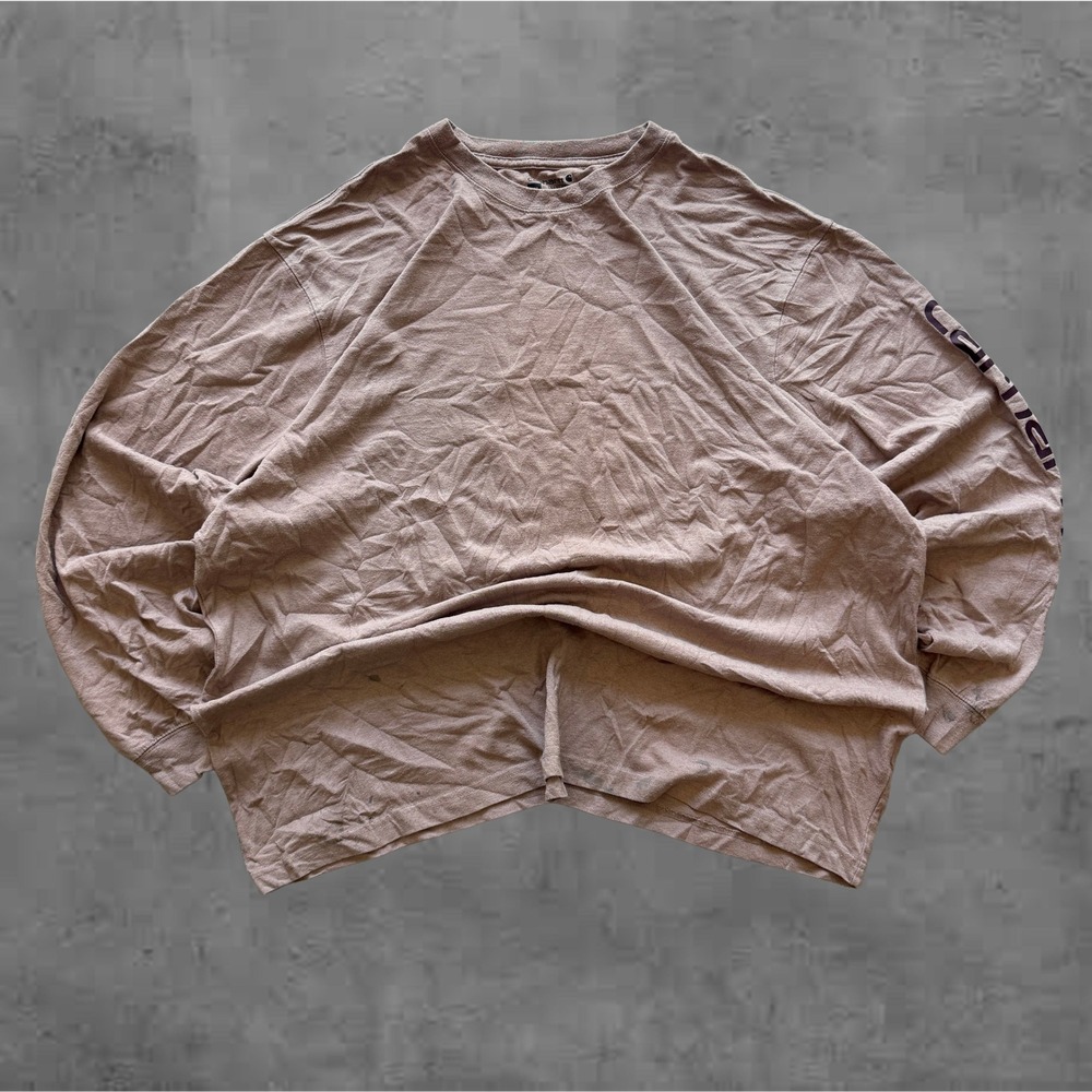 Vintage Carhartt Y2k Blank Longsleeve‎ T Shirt Archive Aesthetic Look